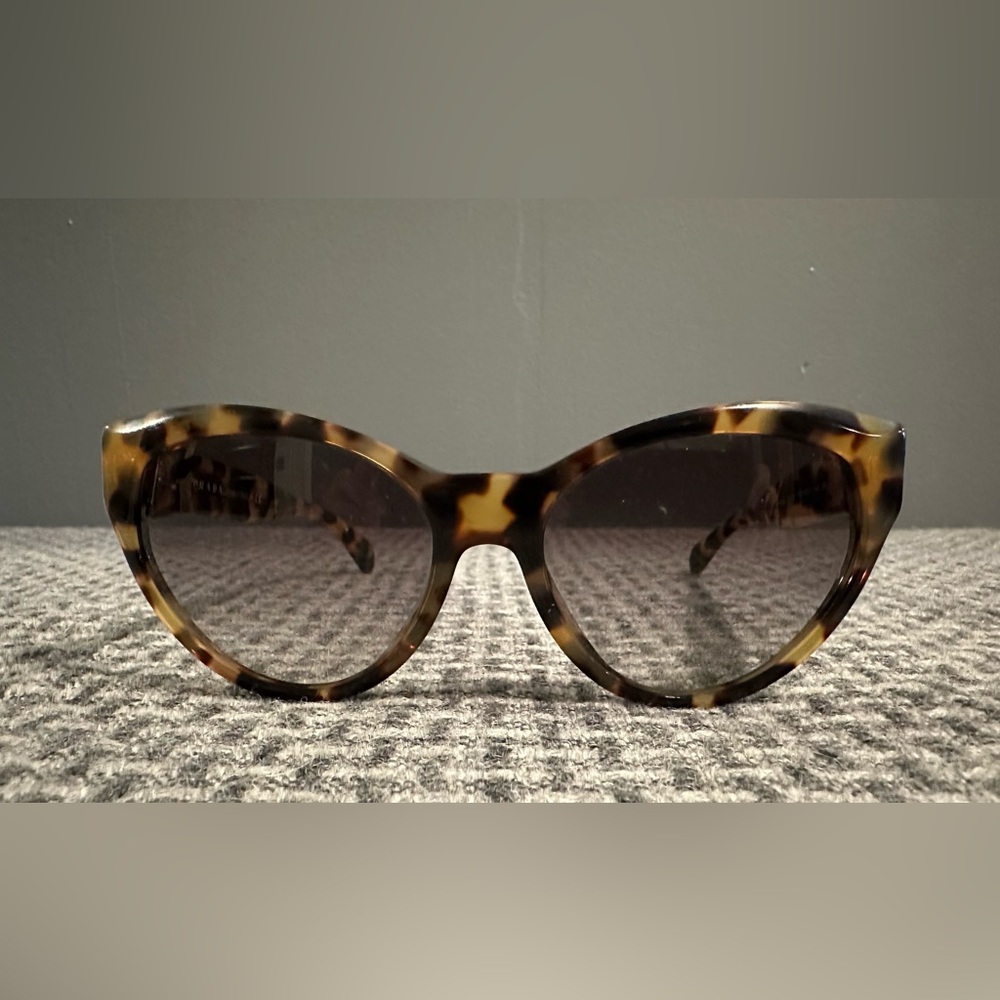 Prada Cat-Eye Effect Tortoiseshell Women's Sunglasses